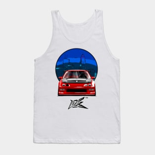 integra type r racecar lowered red Tank Top